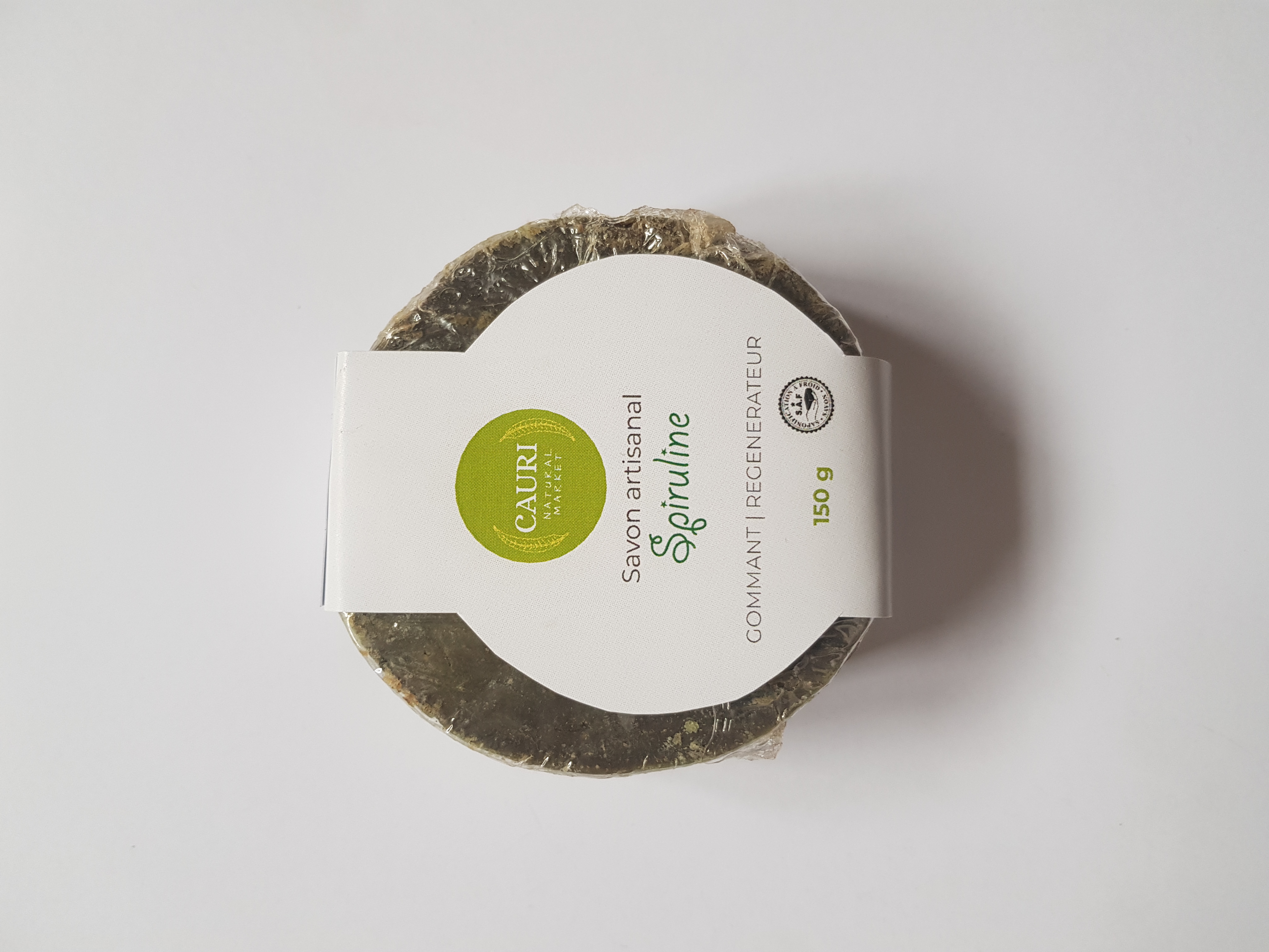 Savon gommant et régénérateur à la spiruline 150g