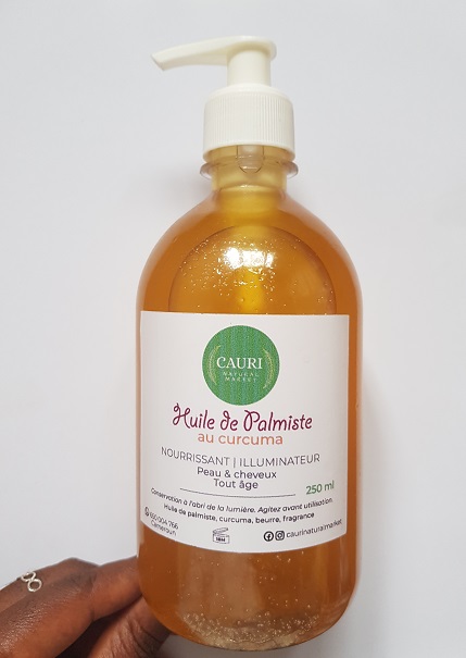 Huile de palmiste au curcuma 500ml